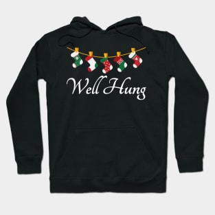 Well Hunk - Funny Santa’s Socks Hoodie